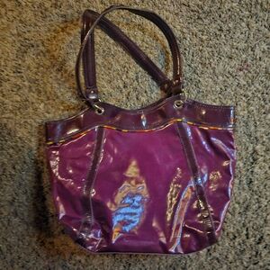 Purple Pleather Bag
